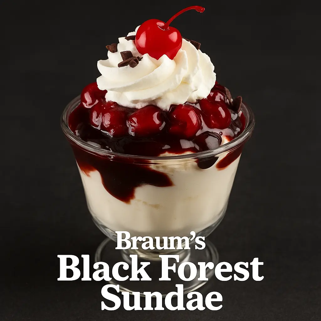 Braum’s Black Forest Sundae