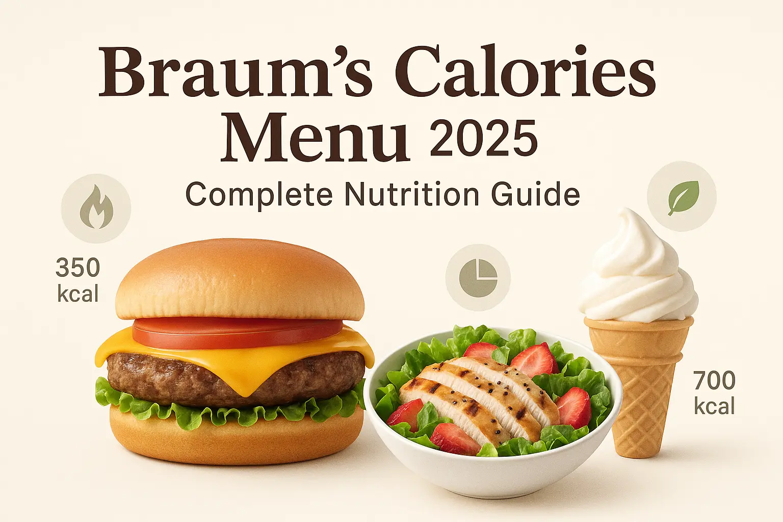 Braum's calories menu 2025