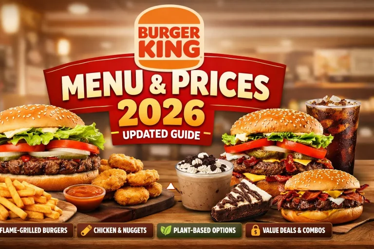 Burger King Menu with Prices 2026